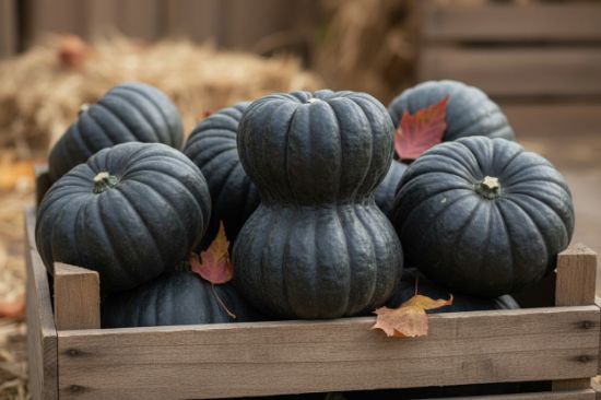 Autumn Prairie Pumpkins Shishigatani Squash