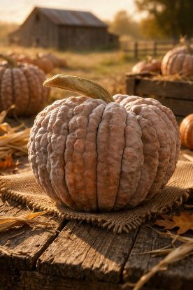 Autumn Prairie Pumpkins Black Futsu Squash